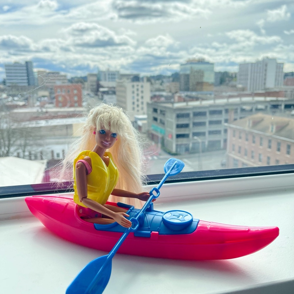 NWT Barbie Kayak Set